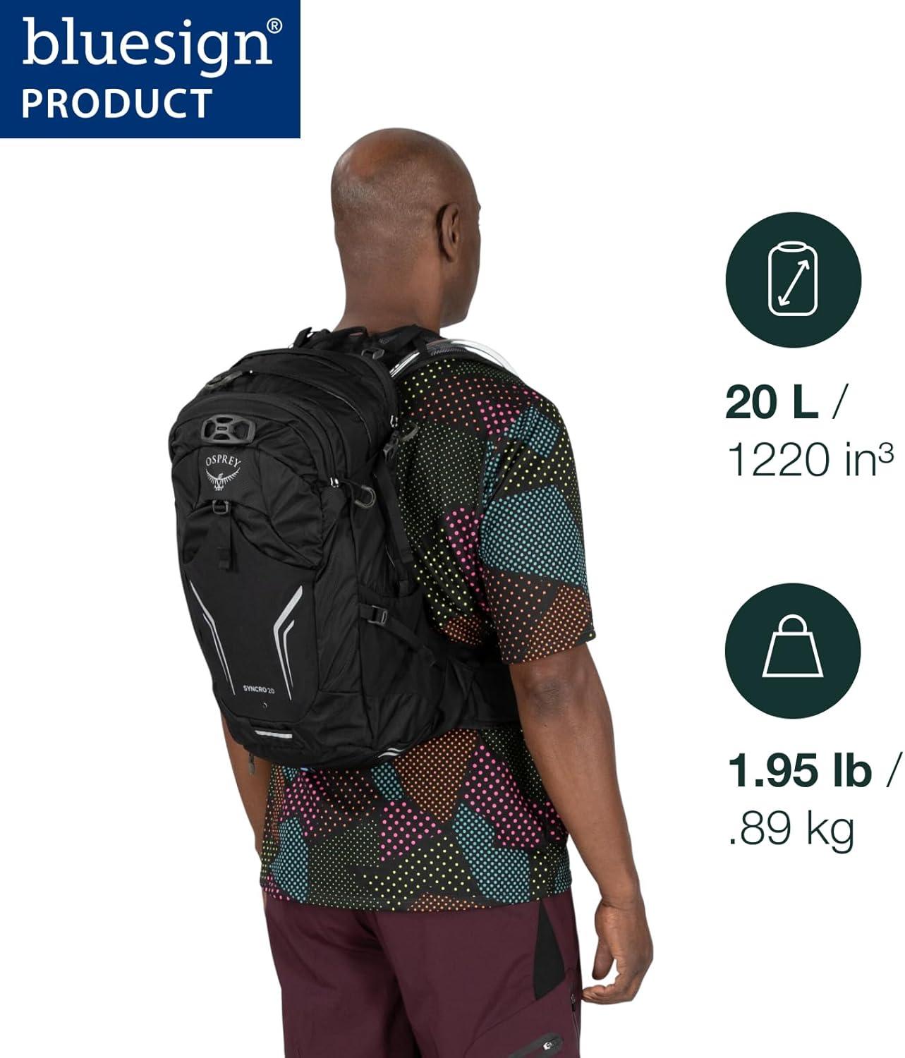 imageOsprey Syncro 20L Mens Hiking Backpack with Hydraulics Reservoir Primavera YellowBlack