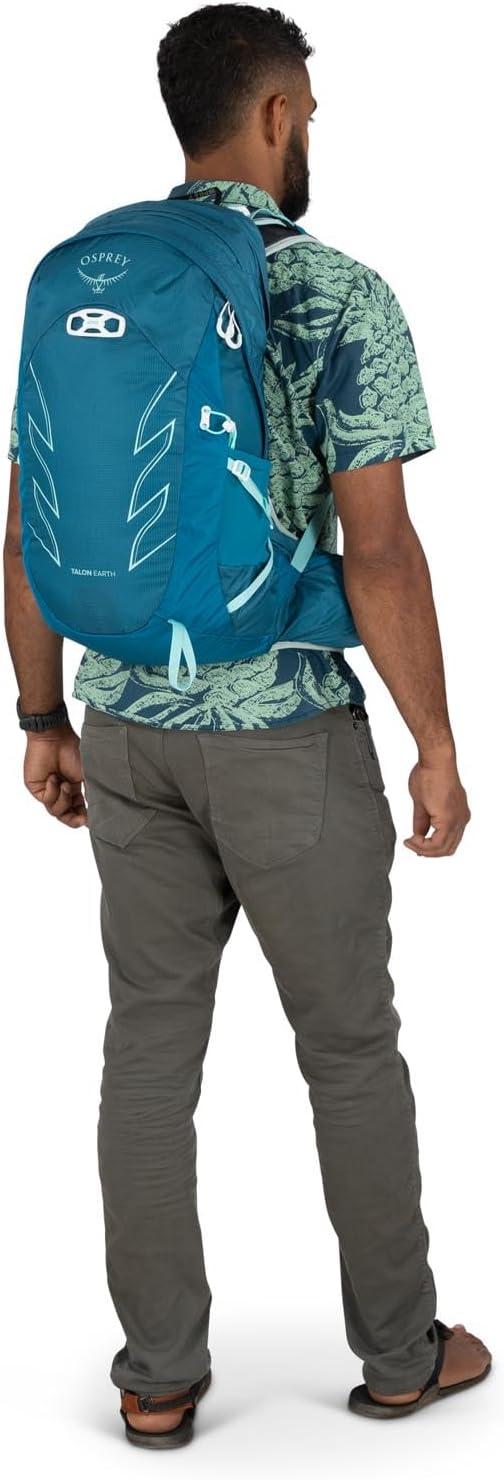 imageOsprey Talon Earth 22L Unisex Hiking Backpack Glacier GreyOcean Blue