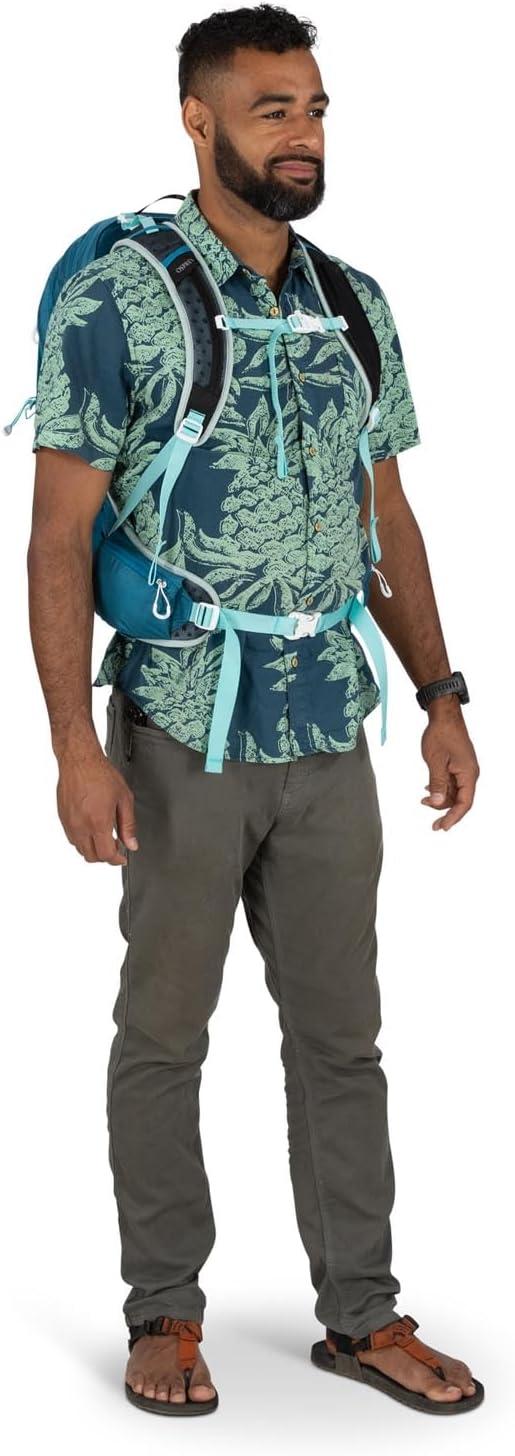 imageOsprey Talon Earth 22L Unisex Hiking Backpack Glacier GreyOcean Blue