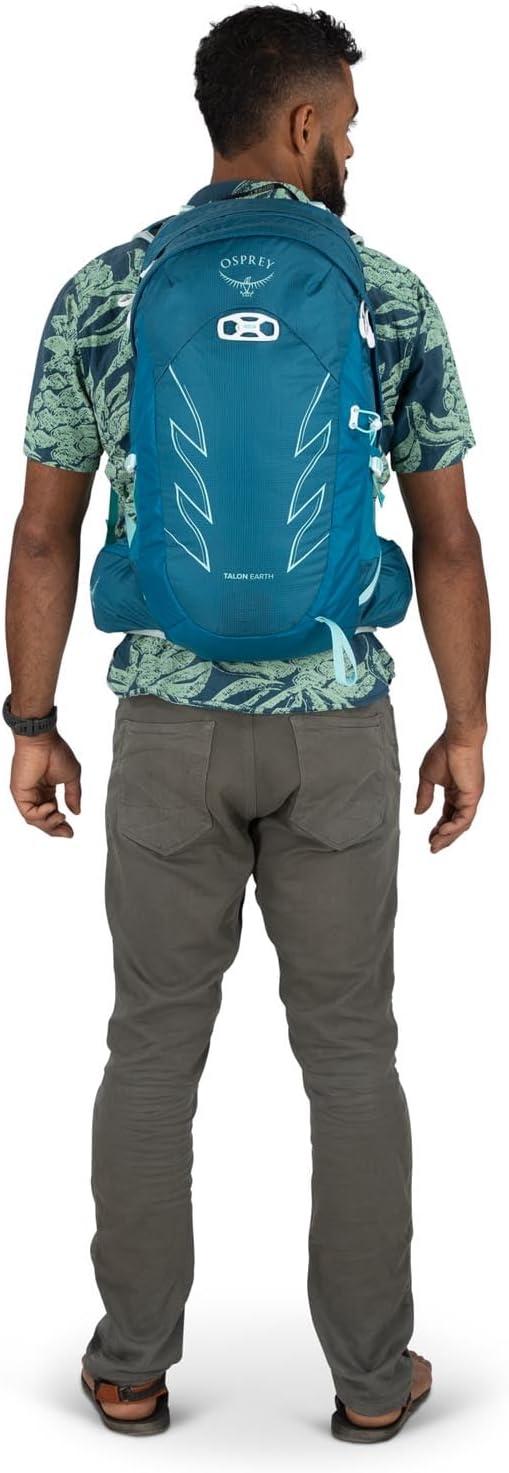 imageOsprey Talon Earth 22L Unisex Hiking Backpack Glacier GreyOcean Blue
