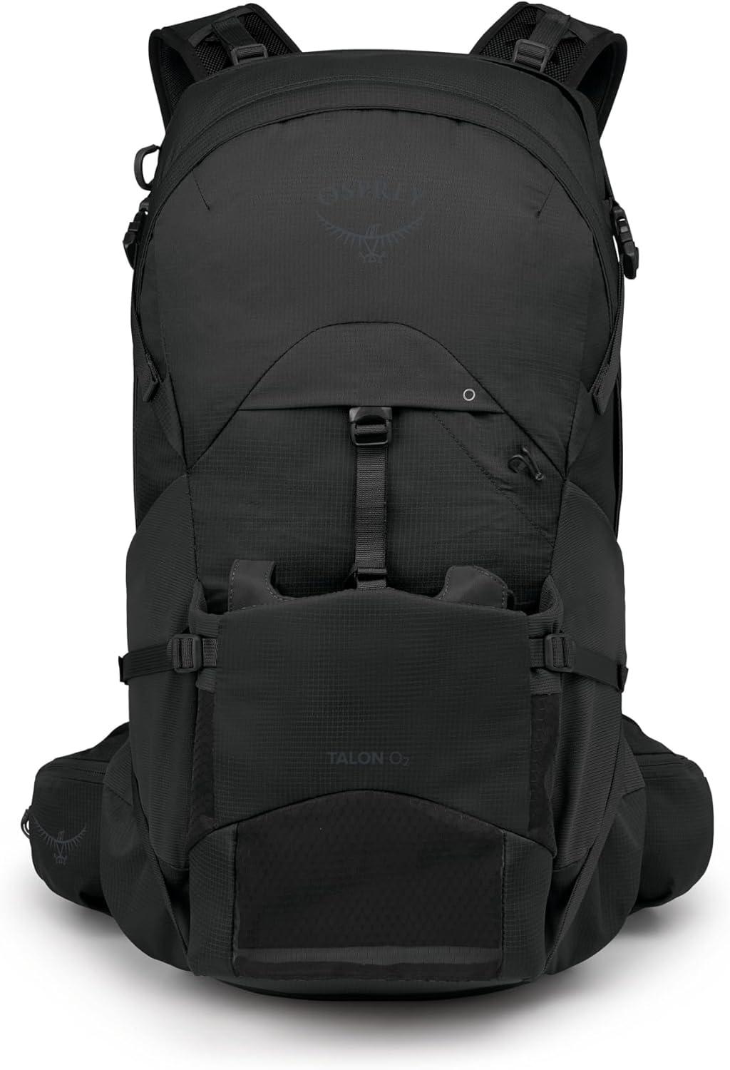 imageOsprey Talon Oxygen Lightweight Hiking Backpack Portable Mobile Oxygen Travel Support BlackCoal GreyBlackCoal Grey