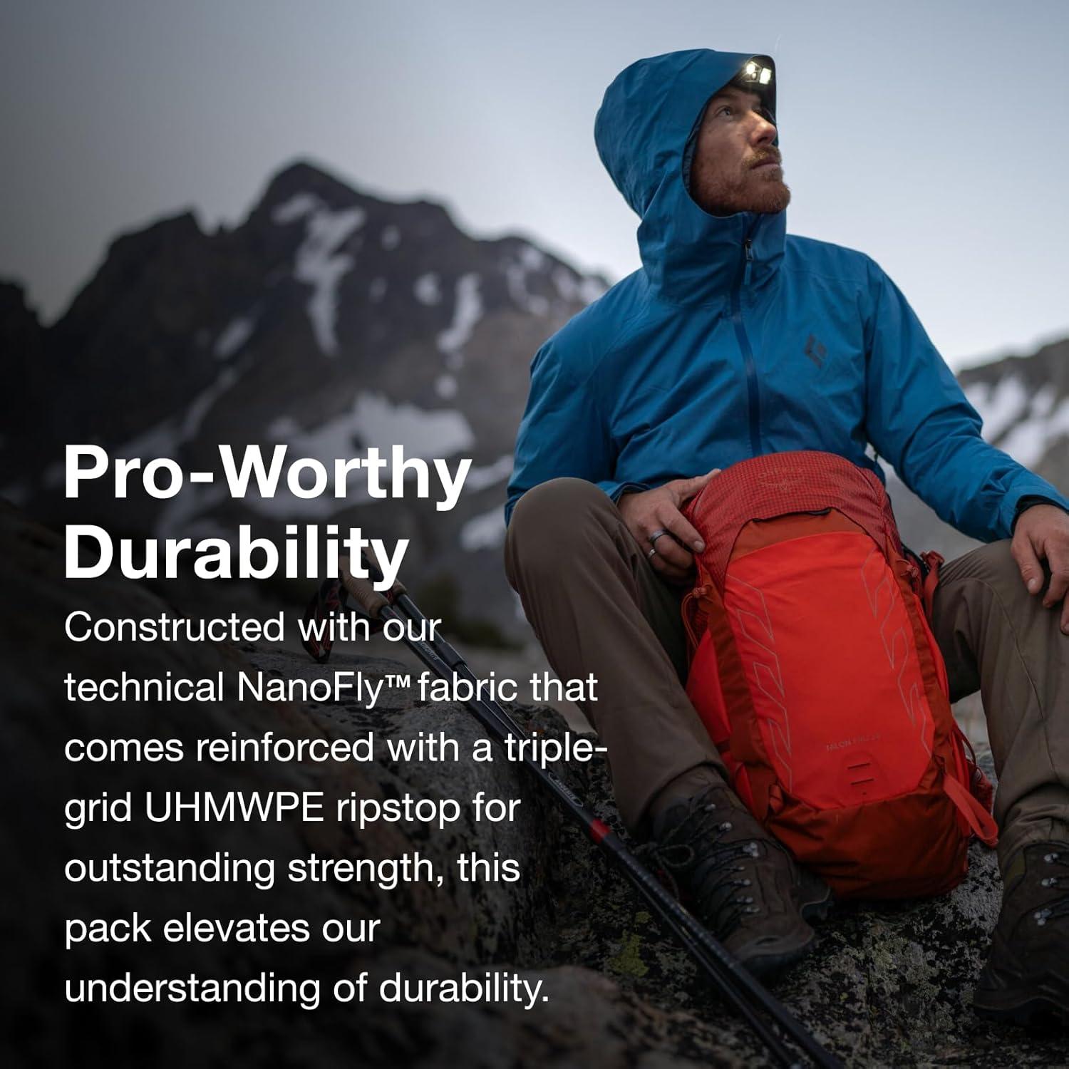 imageOsprey Talon Pro 20L Mens Hiking Backpack with Hipbelt Silver LiningSilver Lining