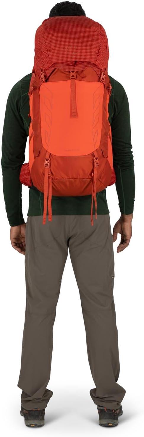 imageOsprey Talon Pro 40L Mens Hiking Backpack with Hipbelt Mars Orange LXLSilver Lining