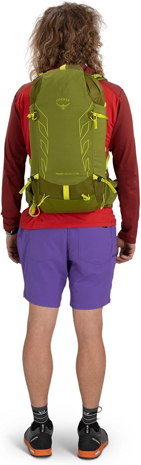 imageOsprey Talon Velocity 20L Mens Hiking Backpack Dark CharcoalTumbleweed LXLDark CharcoalTumbleweed Yellow