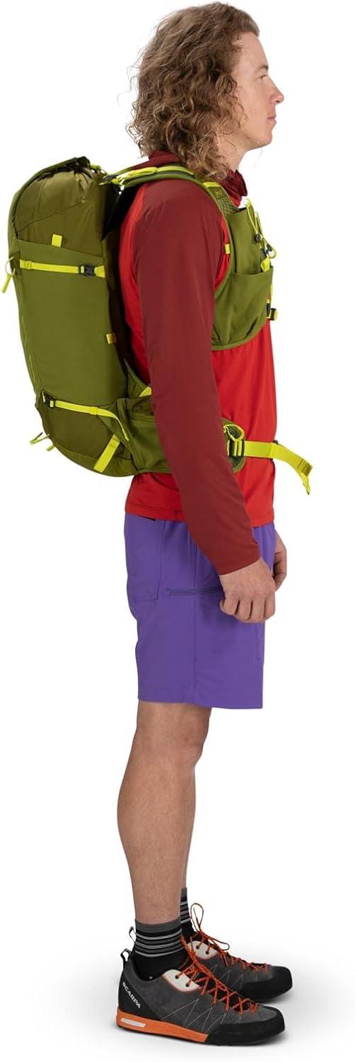 imageOsprey Talon Velocity 20L Mens Hiking Backpack Dark CharcoalTumbleweed LXLDark CharcoalTumbleweed Yellow