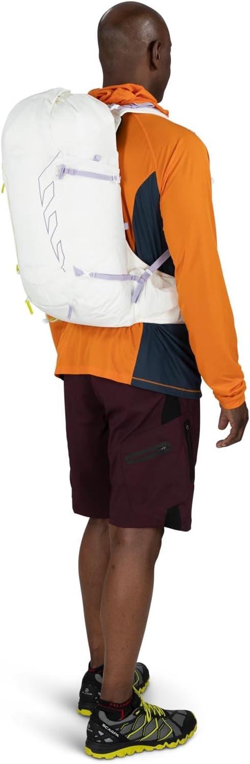 imageOsprey Talon Velocity 20L Mens Hiking Backpack Dark CharcoalTumbleweed LXLWhite