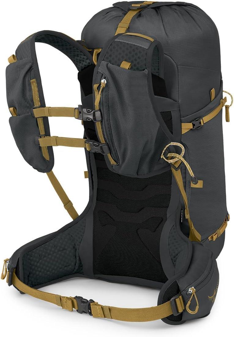 imageOsprey Talon Velocity 30L Mens Hiking Backpack Dark CharcoalTumbleweed LXLDark CharcoalTumbleweed Yellow