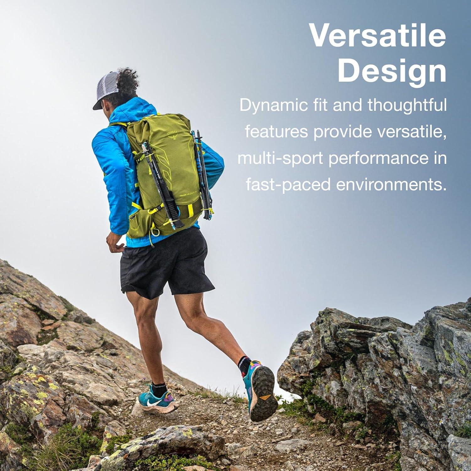 imageOsprey Talon Velocity 30L Mens Hiking Backpack Dark CharcoalTumbleweed LXLDark CharcoalTumbleweed Yellow