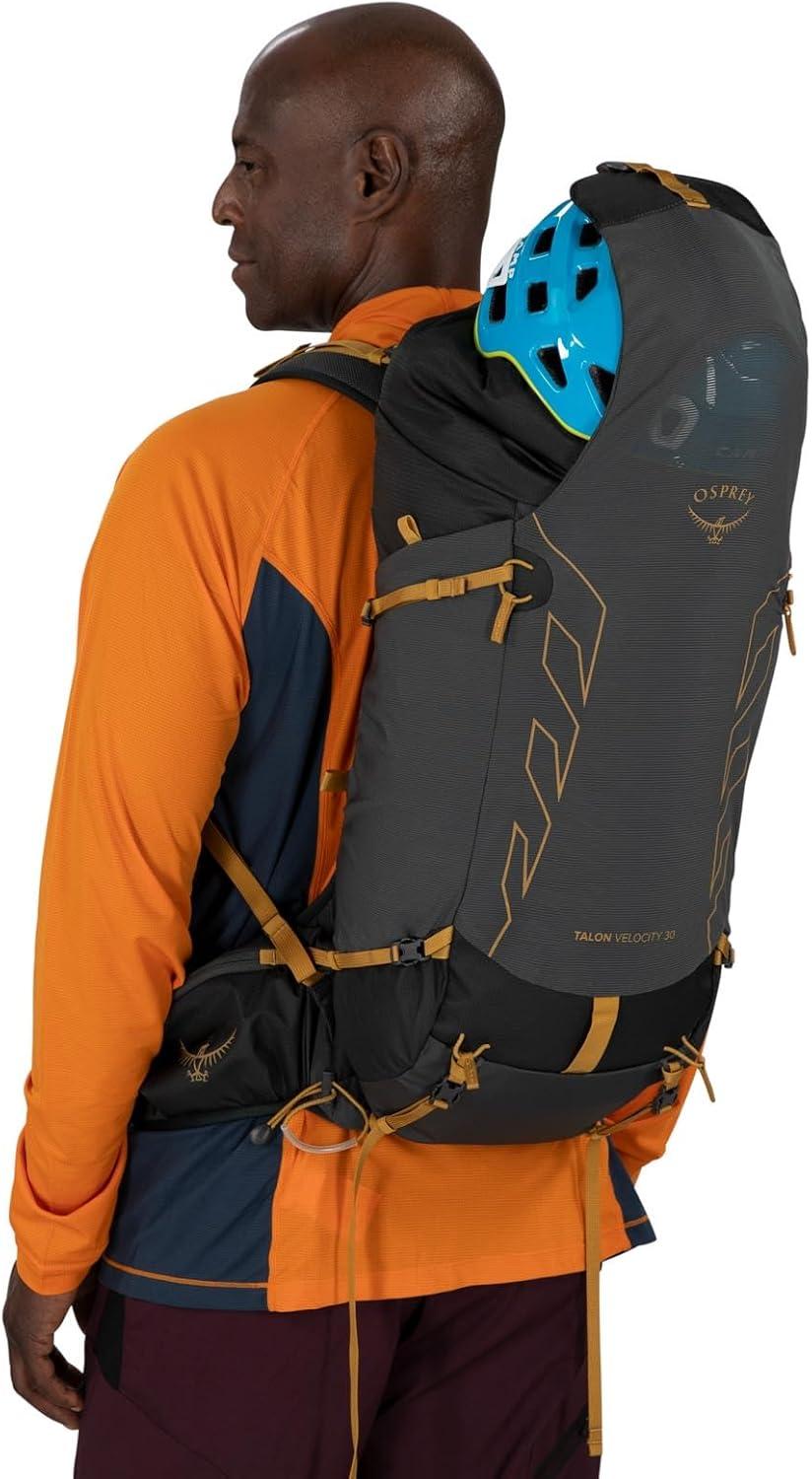 imageOsprey Talon Velocity 30L Mens Hiking Backpack Dark CharcoalTumbleweed LXLDark CharcoalTumbleweed Yellow