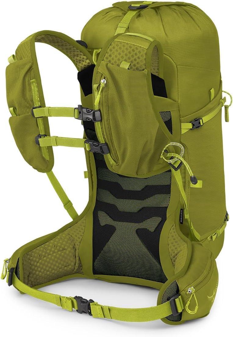 imageOsprey Talon Velocity 30L Mens Hiking Backpack Dark CharcoalTumbleweed LXLMatcha GreenLemongrass