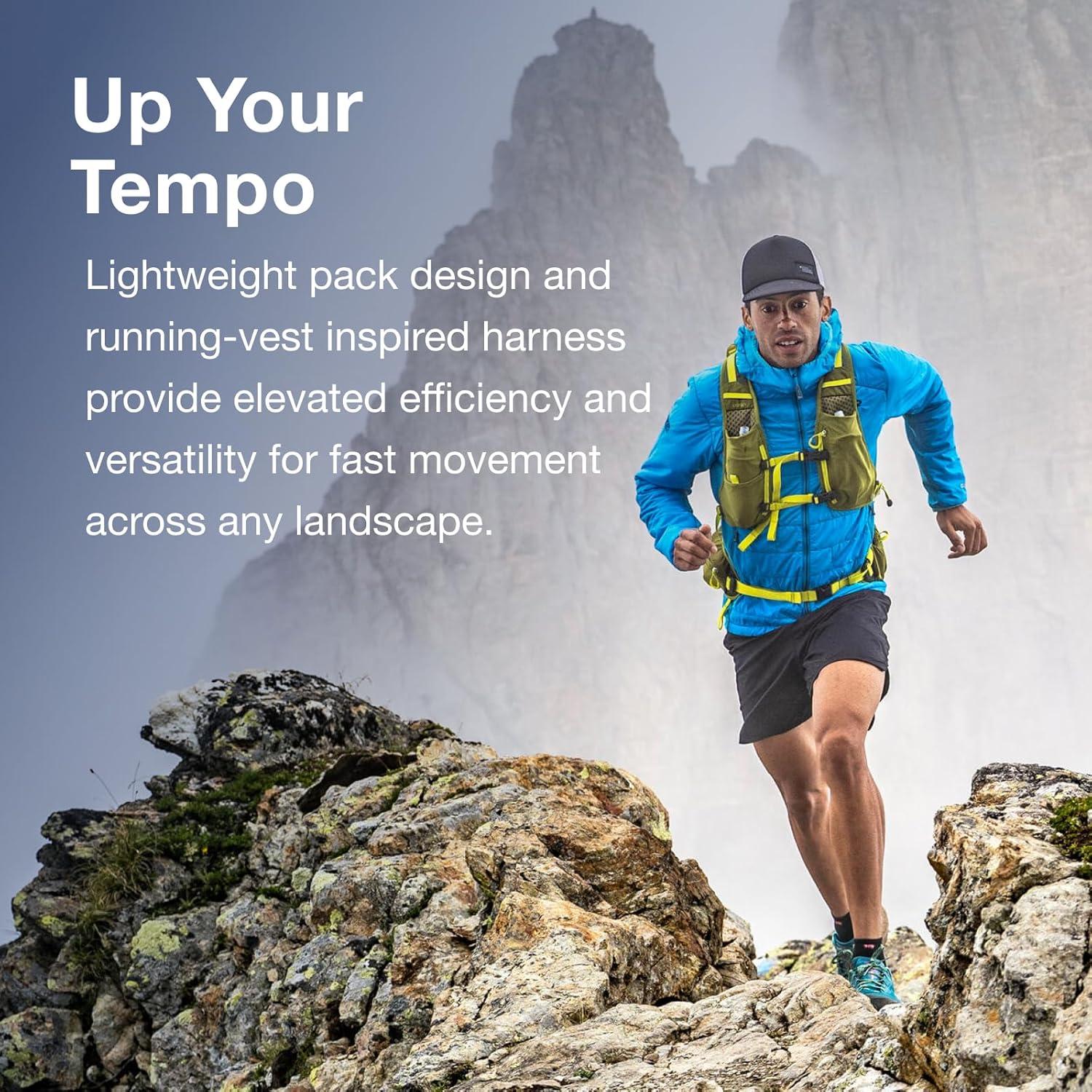 imageOsprey Talon Velocity 30L Mens Hiking Backpack Dark CharcoalTumbleweed LXLMatcha GreenLemongrass