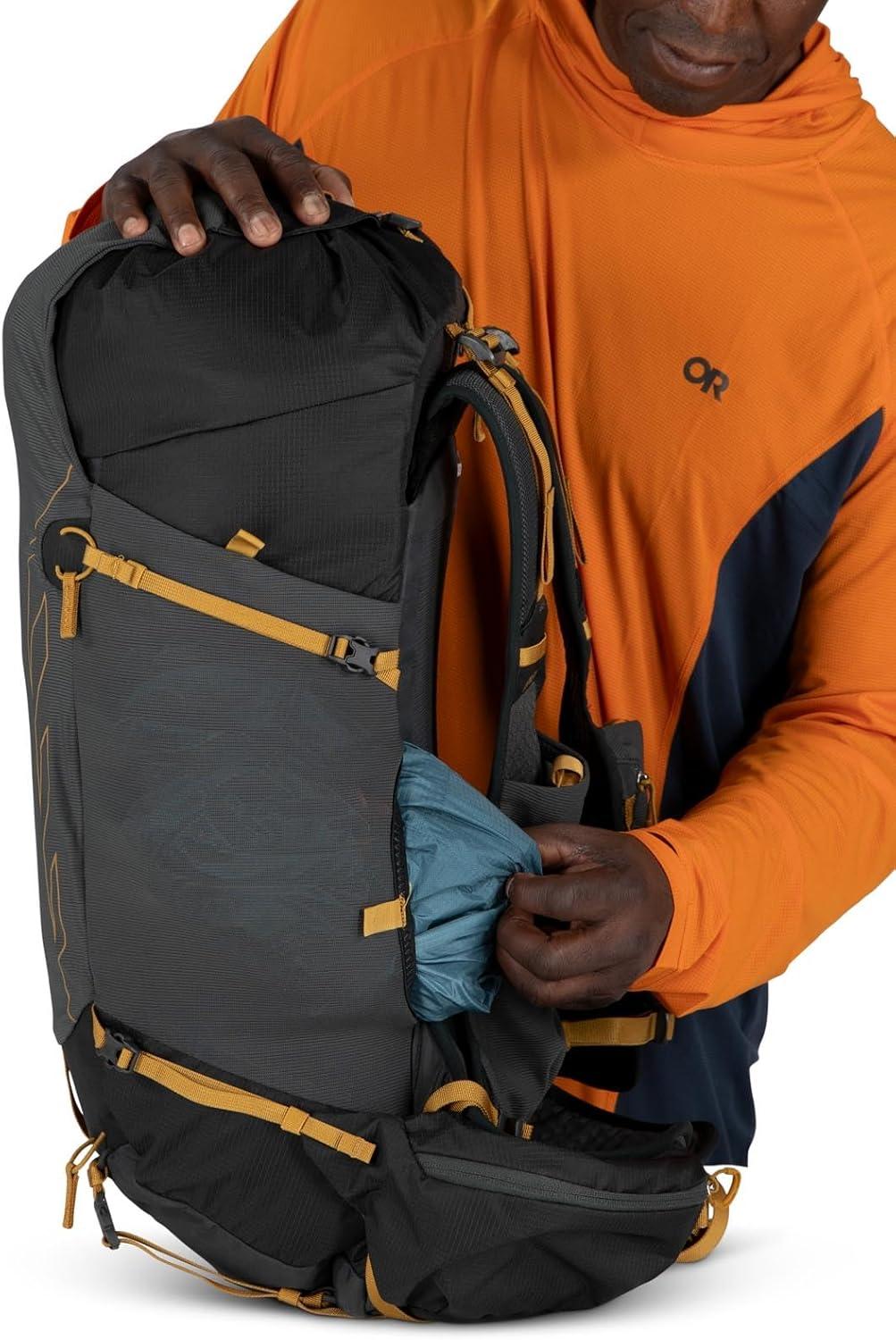 imageOsprey Talon Velocity 30L Mens Hiking Backpack Dark CharcoalTumbleweed LXLMatcha GreenLemongrass