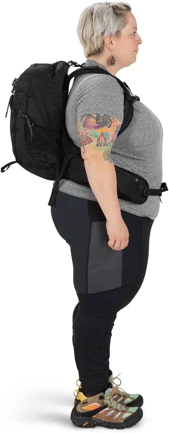 imageOsprey Tempest 20L Womens Hiking Backpack with Hipbelt Violac Purple WMLStealth Black