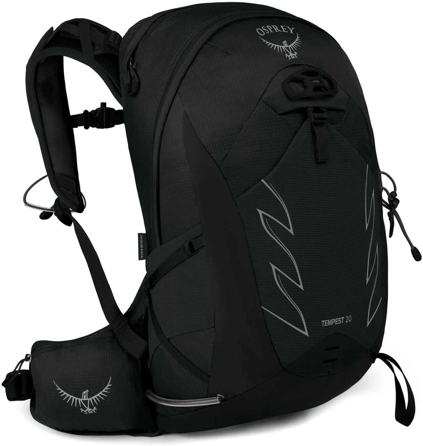 imageOsprey Tempest 20L Womens Hiking Backpack with Hipbelt Violac Purple WMLStealth Black