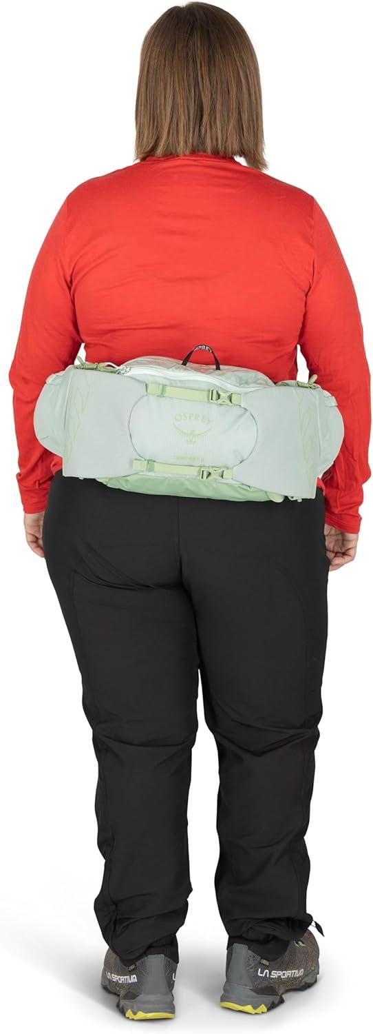 imageOsprey Tempest 6L Womens Lumbar Hiking Waist Pack Fanny Pack with Water Bottle HoldersBlackCoal Grey