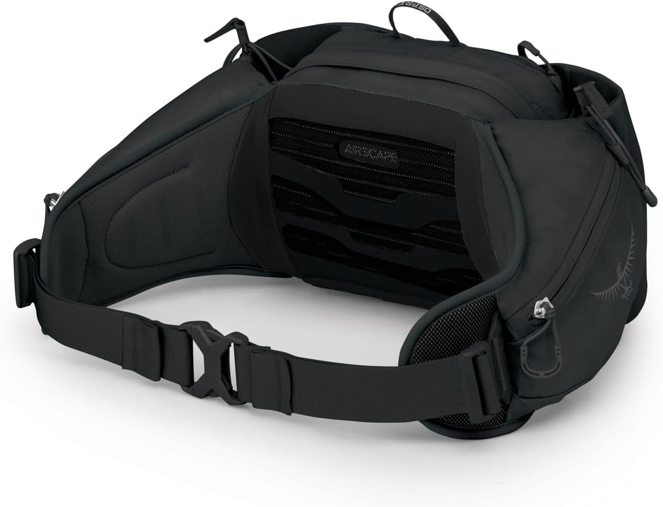 imageOsprey Tempest 6L Womens Lumbar Hiking Waist Pack Fanny Pack with Water Bottle HoldersBlackCoal Grey