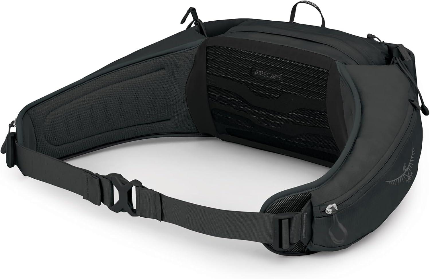 imageOsprey Tempest 6L Womens Lumbar Hiking Waist Pack Fanny Pack with Water Bottle HoldersBlackCoal Grey