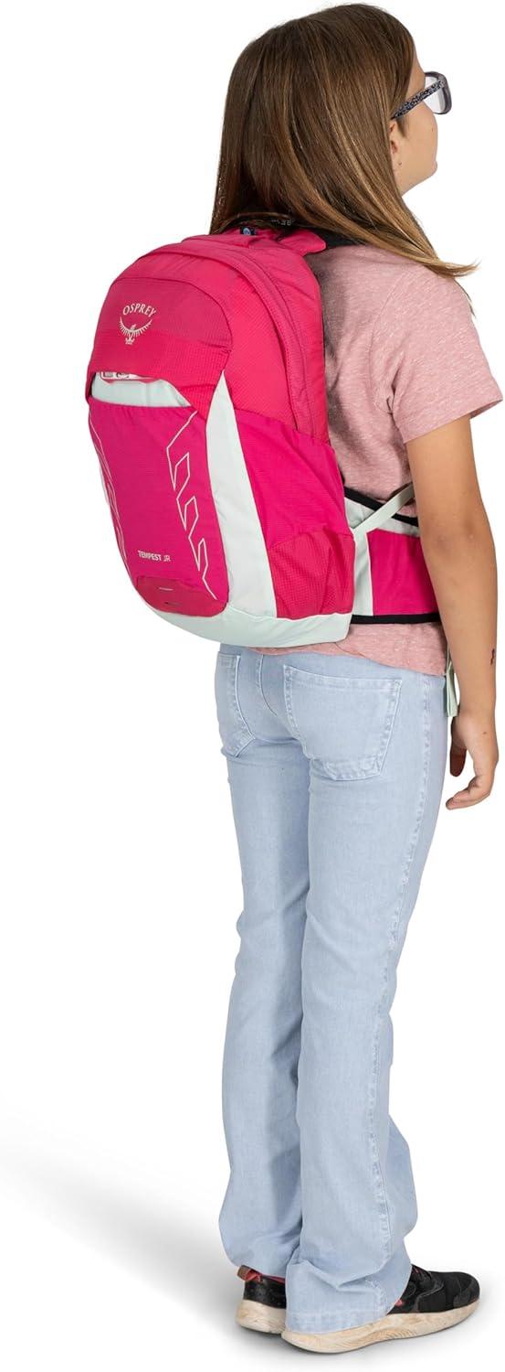 imageOsprey Tempest Jr Girls Lightweight Hiking Backpack Kids Adventure Backpack for Travel ampamp Camping TidalSeafoamTidalSeafoam