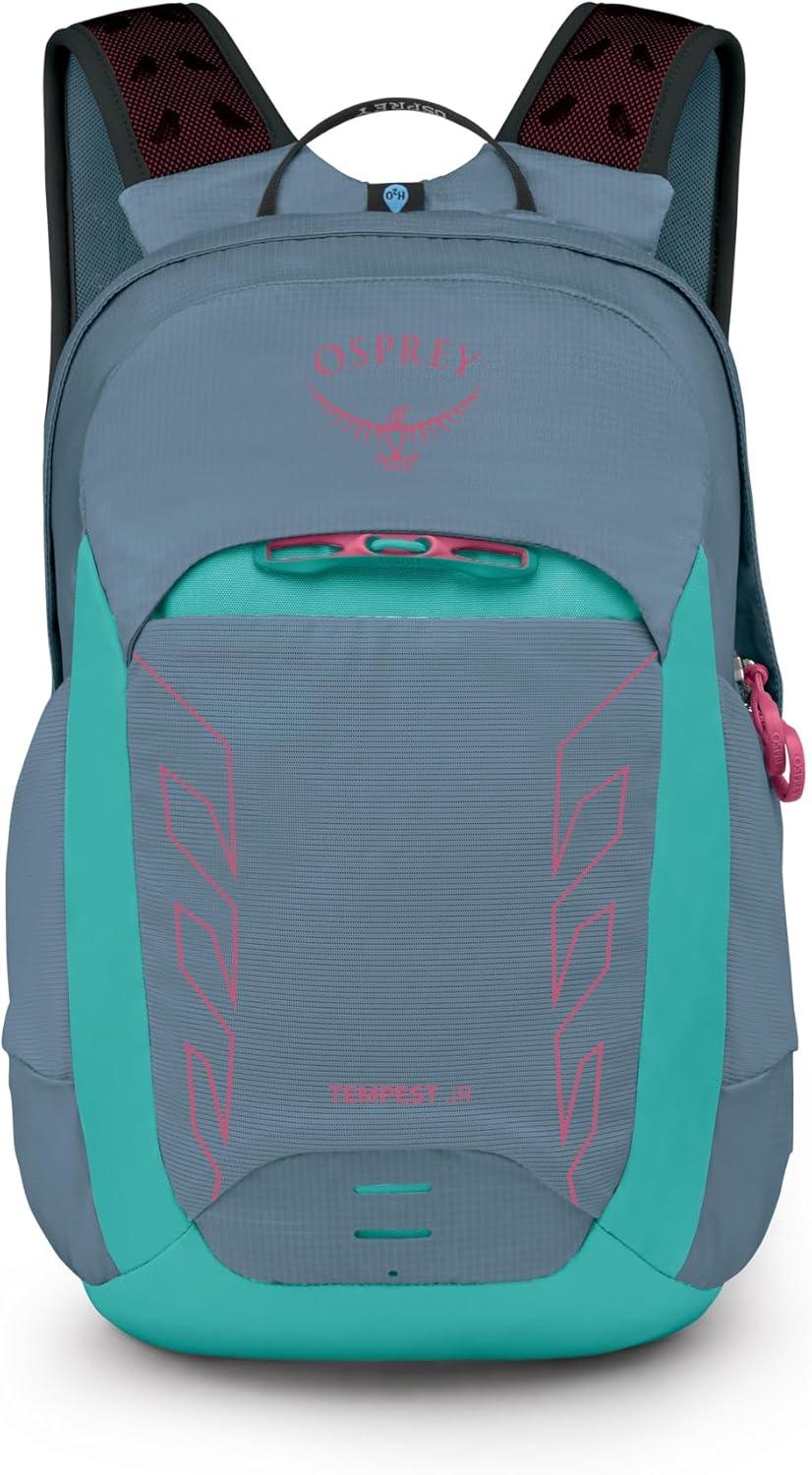 imageOsprey Tempest Jr Girls Lightweight Hiking Backpack Kids Adventure Backpack for Travel ampamp Camping TidalSeafoamTidalSeafoam