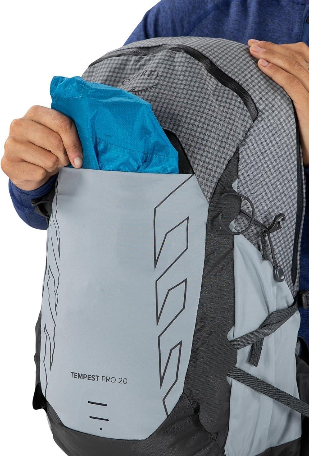 imageOsprey Tempest Pro 20L Womens Hiking Backpack with Hipbelt Silver LiningMars Orange