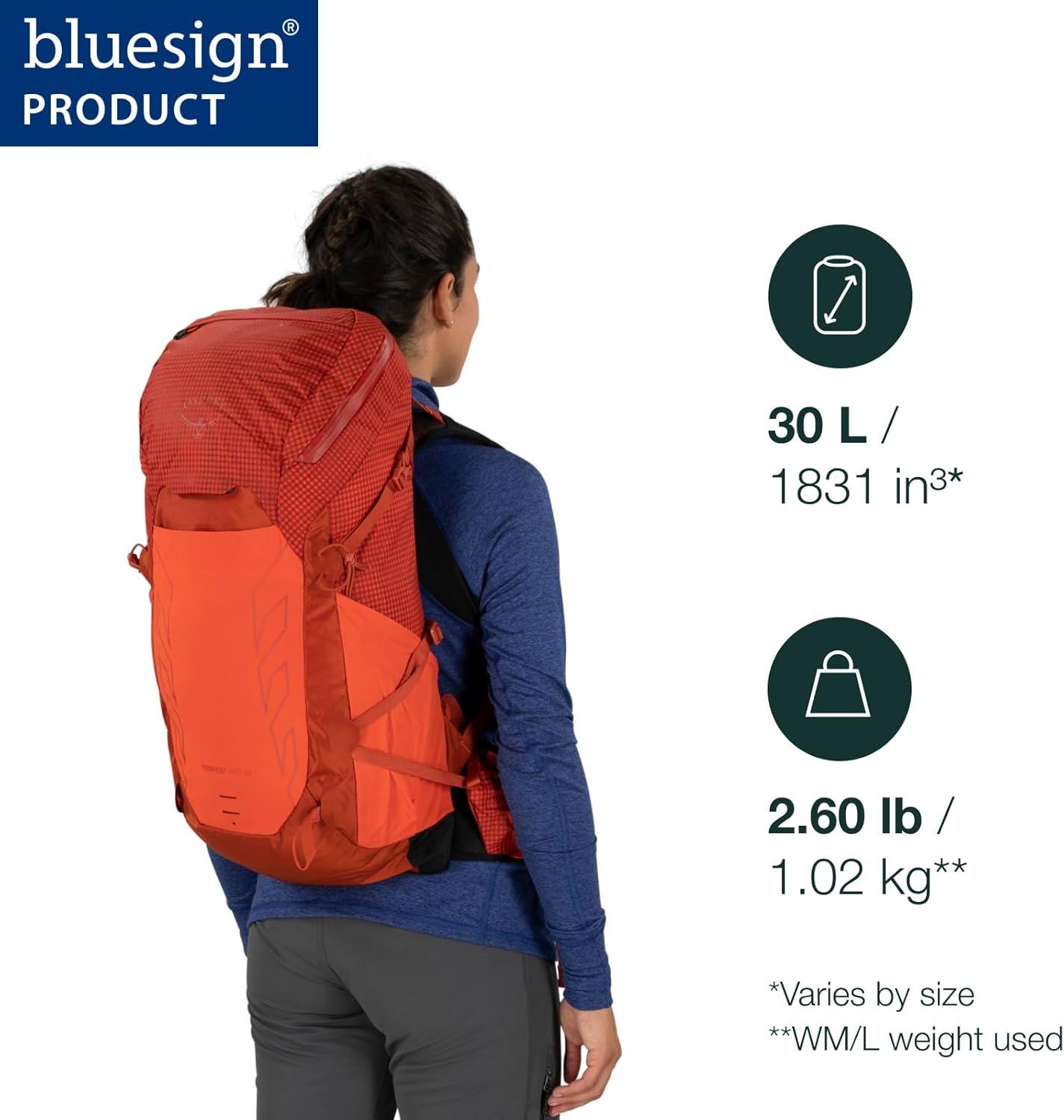 imageOsprey Tempest Pro 30L Womens Hiking Backpack with Hipbelt Silver LiningSilver Lining