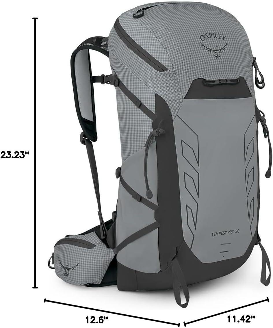 imageOsprey Tempest Pro 30L Womens Hiking Backpack with Hipbelt Silver LiningSilver Lining