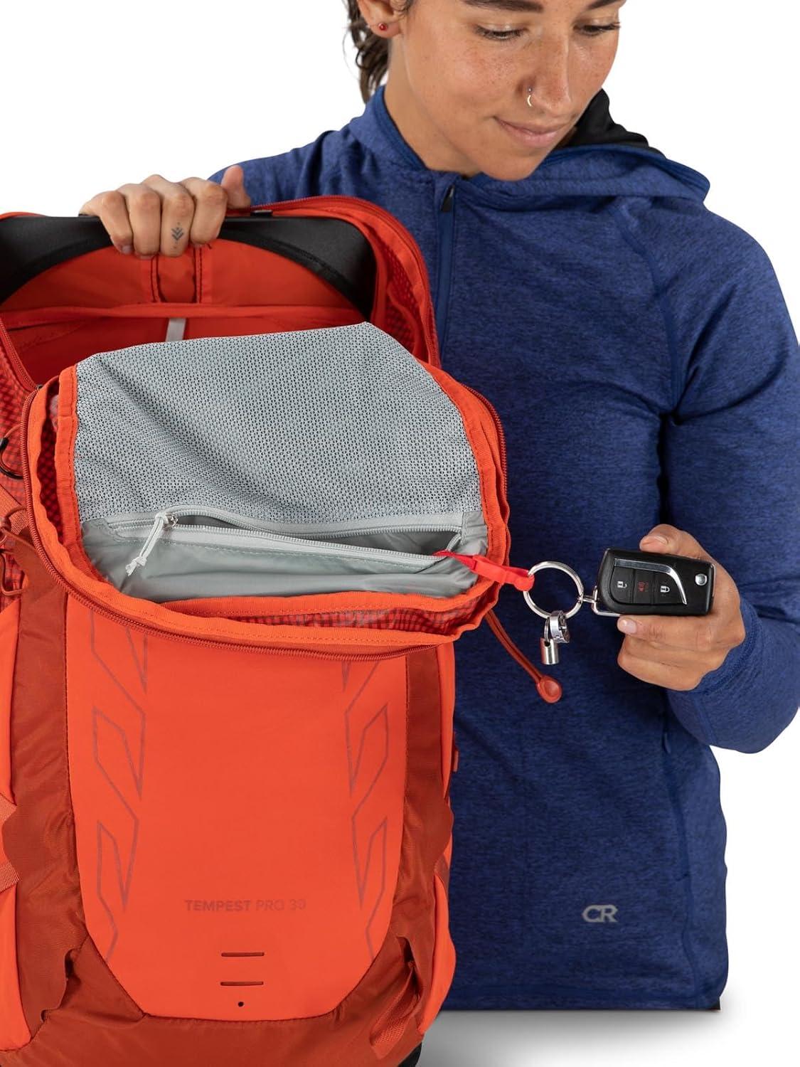 imageOsprey Tempest Pro 30L Womens Hiking Backpack with Hipbelt Silver LiningSilver Lining