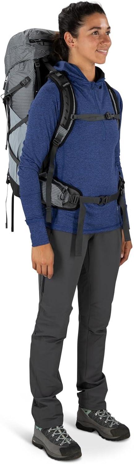 imageOsprey Tempest Pro 40L Womens Hiking Backpack with Hipbelt Mars Orange WMLSilver Lining