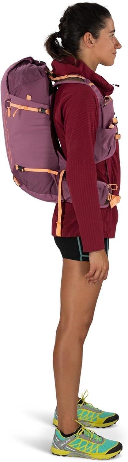 imageOsprey Tempest Velocity 20L Womens Hiking Backpack PashminaMelon WMLDark CharcoalChiru Tan