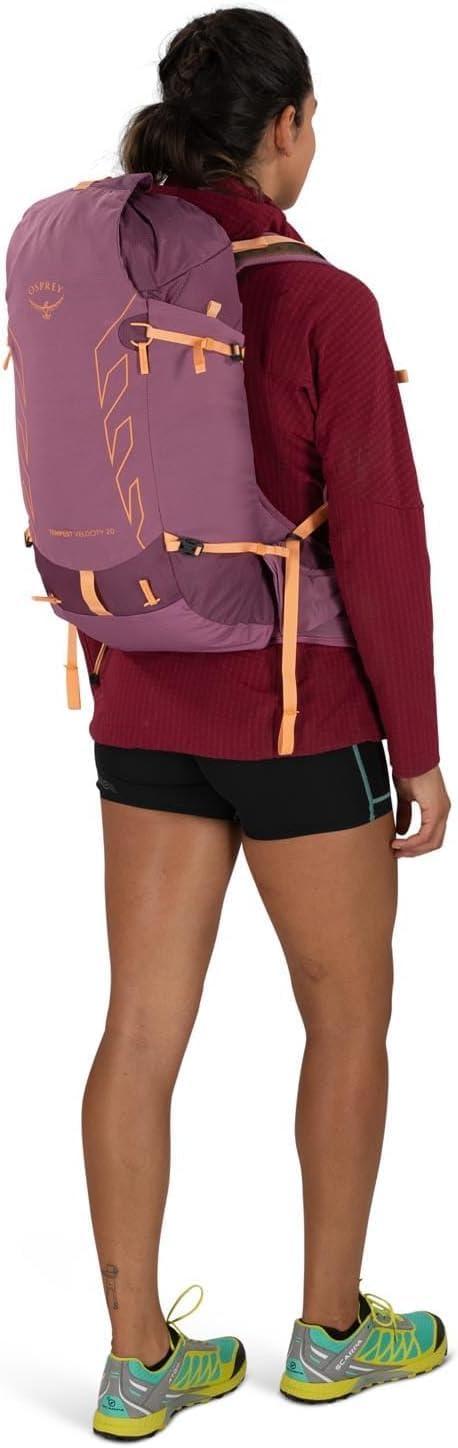 imageOsprey Tempest Velocity 20L Womens Hiking Backpack PashminaMelon WMLDark CharcoalChiru Tan