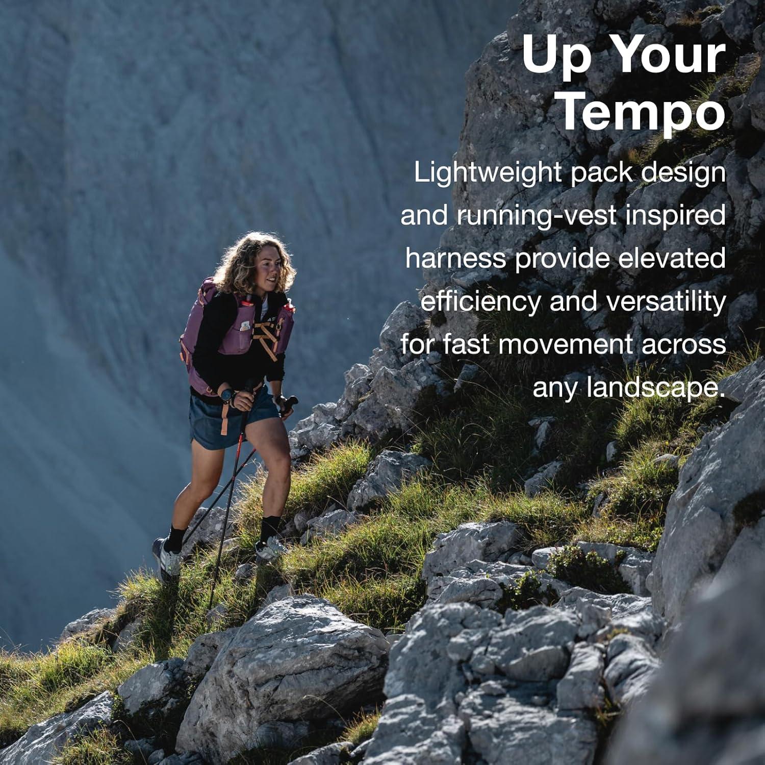 imageOsprey Tempest Velocity 30L Womens Hiking Backpack PashminaMelon WMLPashminaMelon