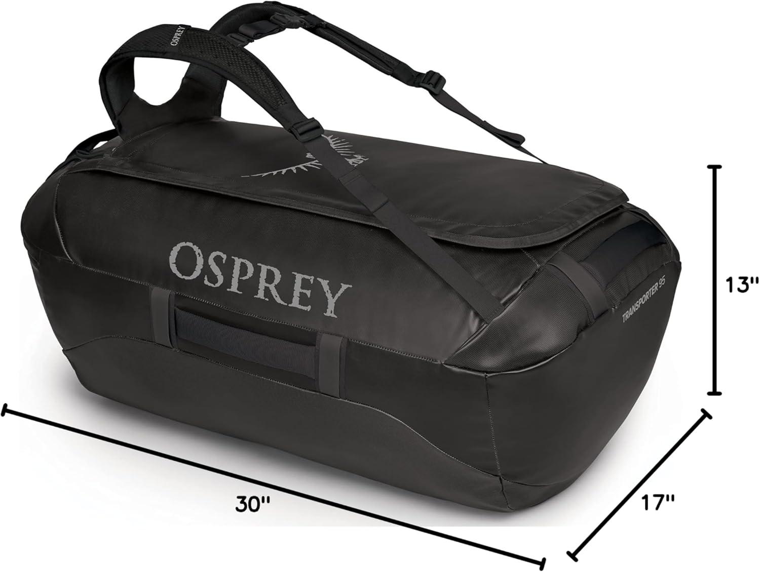 imageOsprey Transporter 40L Travel Duffel Bag BlackBlack