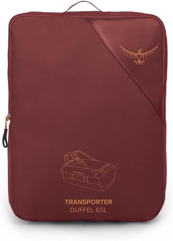 imageOsprey Transporter 40L Travel Duffel Bag BlackRed Mountain