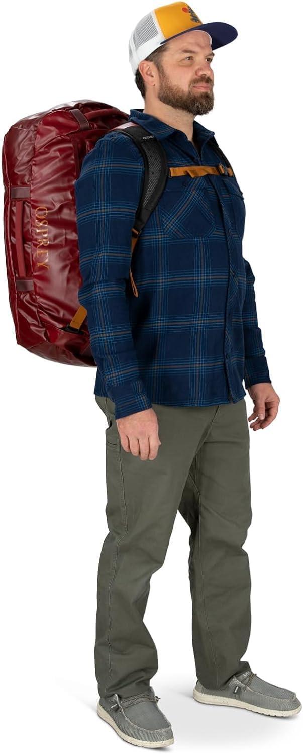 imageOsprey Transporter 40L Travel Duffel Bag BlackRed Mountain