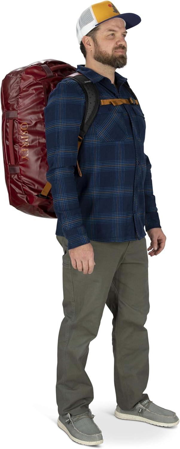 imageOsprey Transporter 40L Travel Duffel Bag BlackRed Mountain
