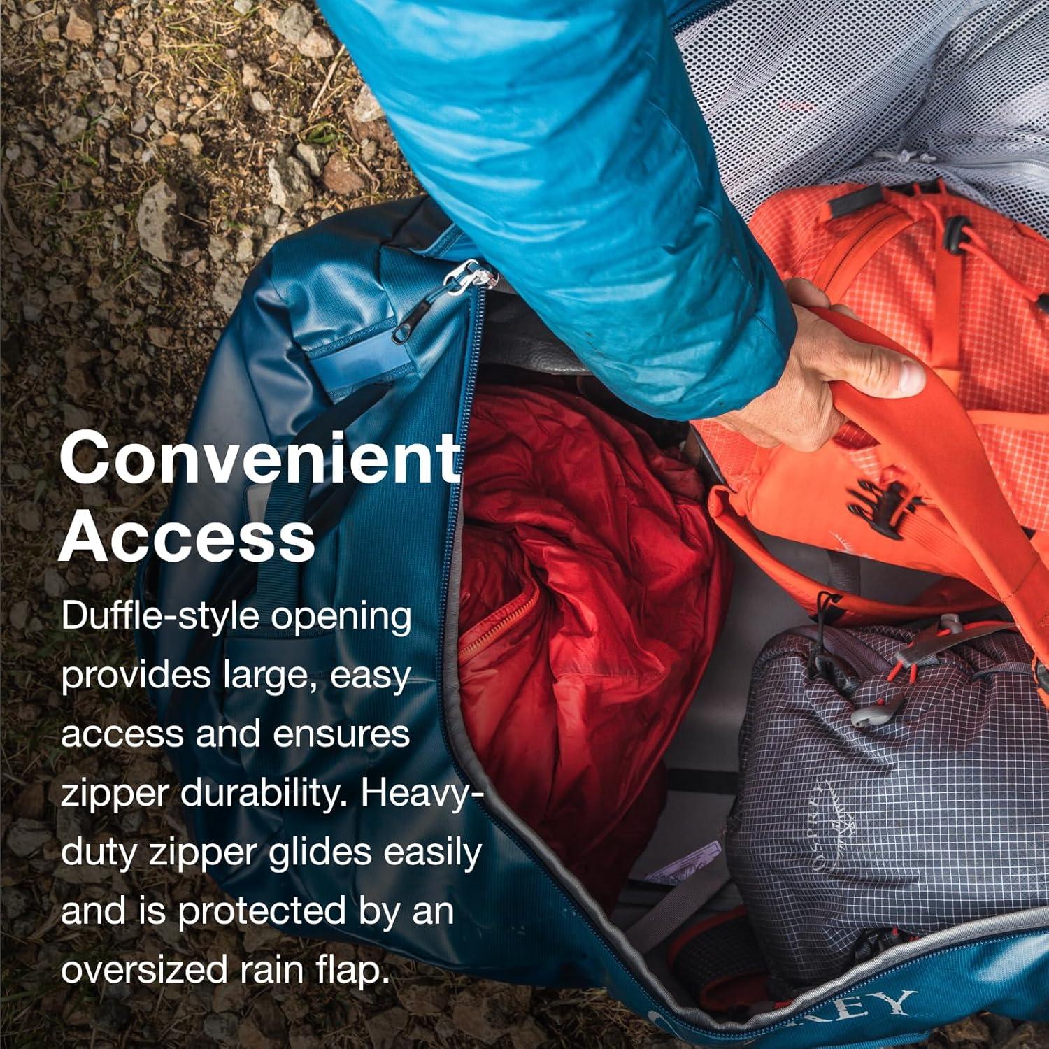 imageOsprey Transporter 40L Travel Duffel Bag BlackTan Concrete