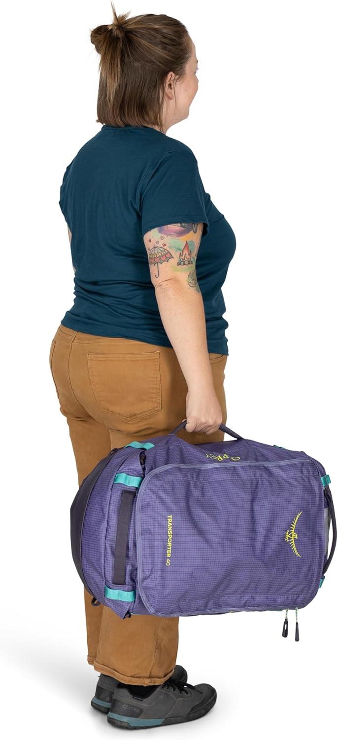 imageOsprey Transporter 40L Travel Duffel Bag BlackTan Concrete