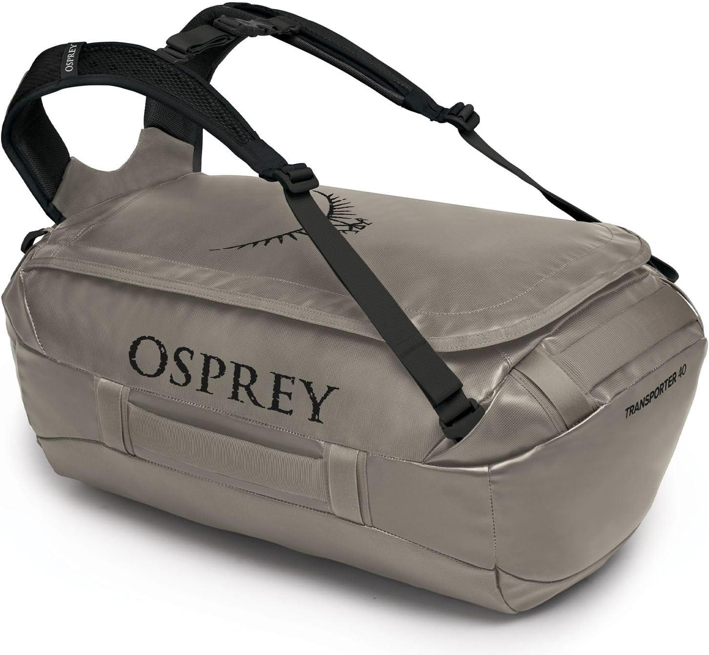 imageOsprey Transporter 40L Travel Duffel Bag BlackTan Concrete