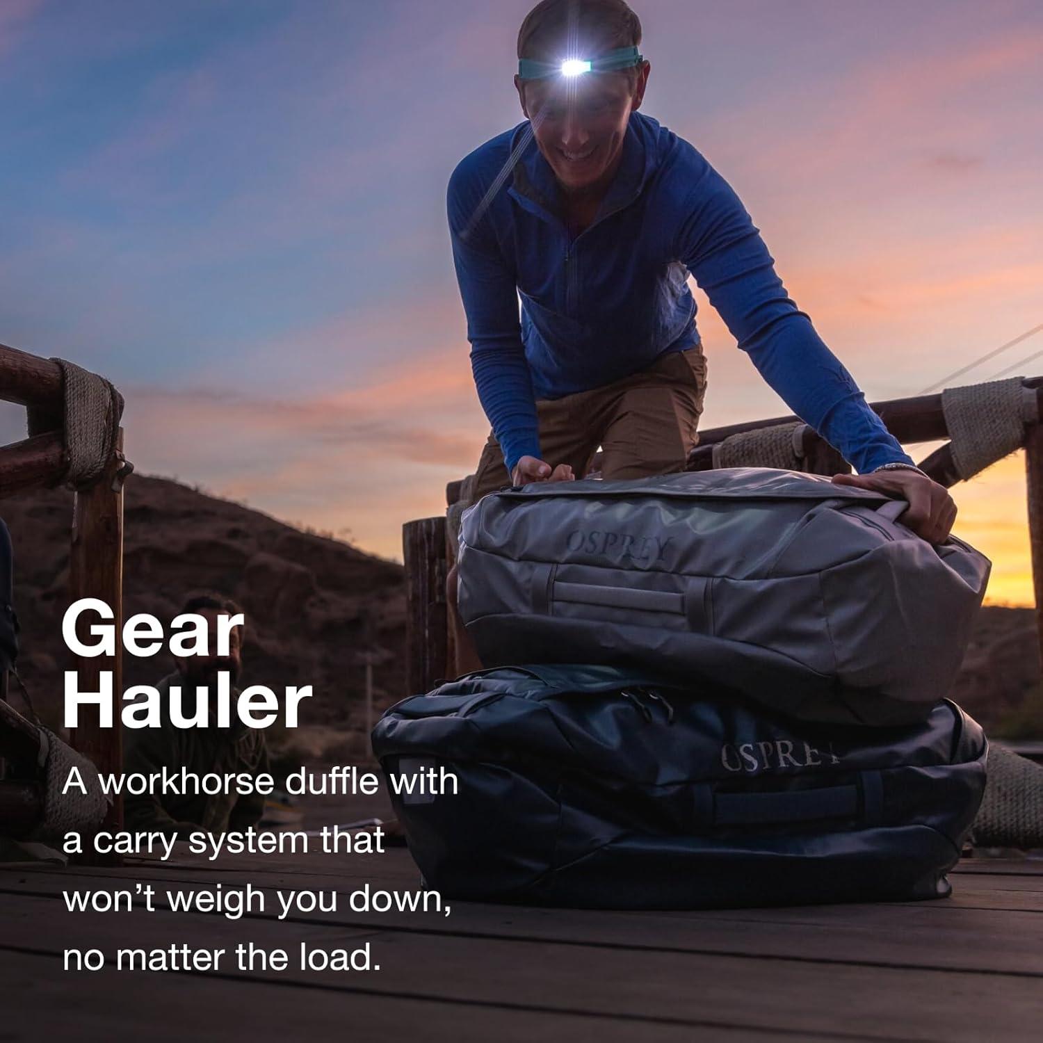 imageOsprey Transporter 40L Travel Duffel Bag BlackTan Concrete