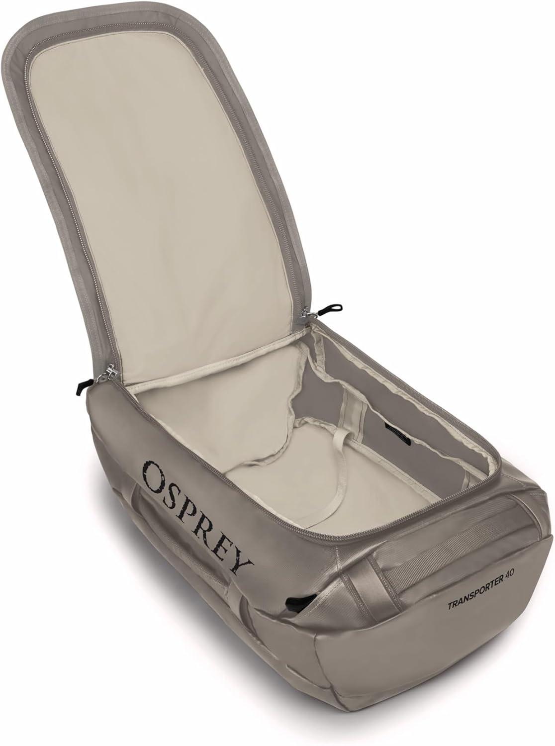 imageOsprey Transporter 40L Travel Duffel Bag BlackTan Concrete