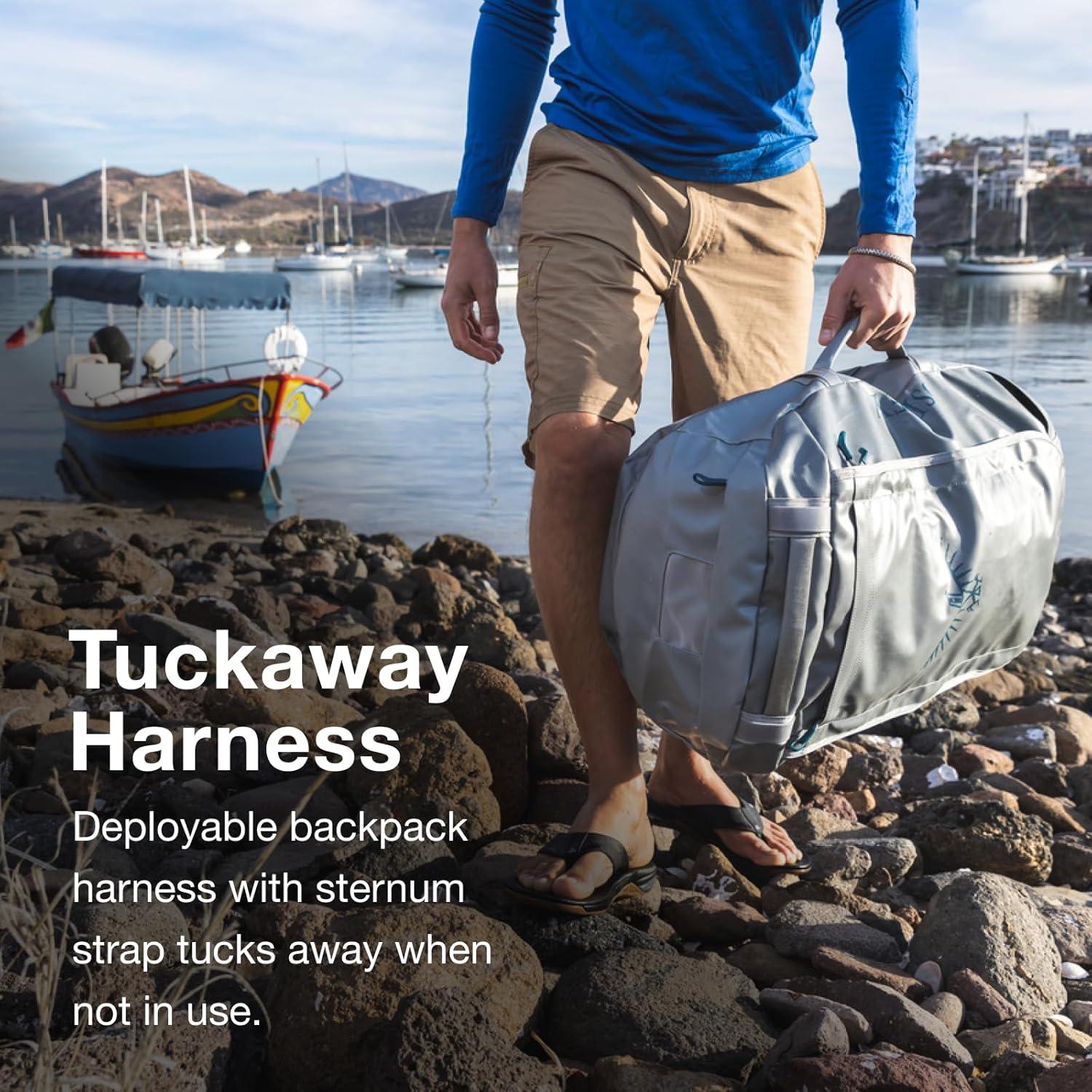 imageOsprey Transporter 40L Travel Duffel Bag BlackTan Concrete