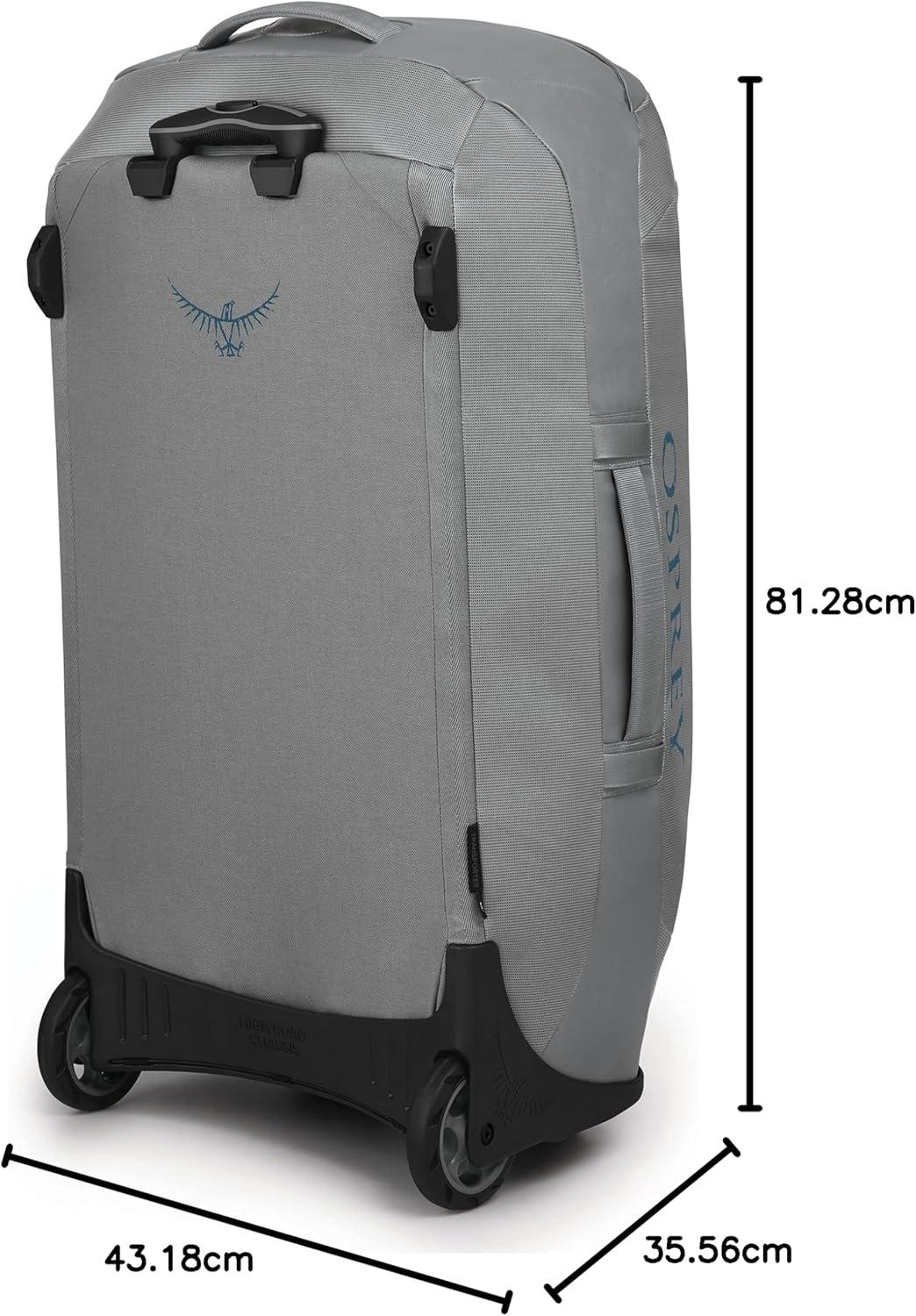 imageOsprey Transporter 40L Wheeled Travel Duffel Bag BlackSmoke Grey