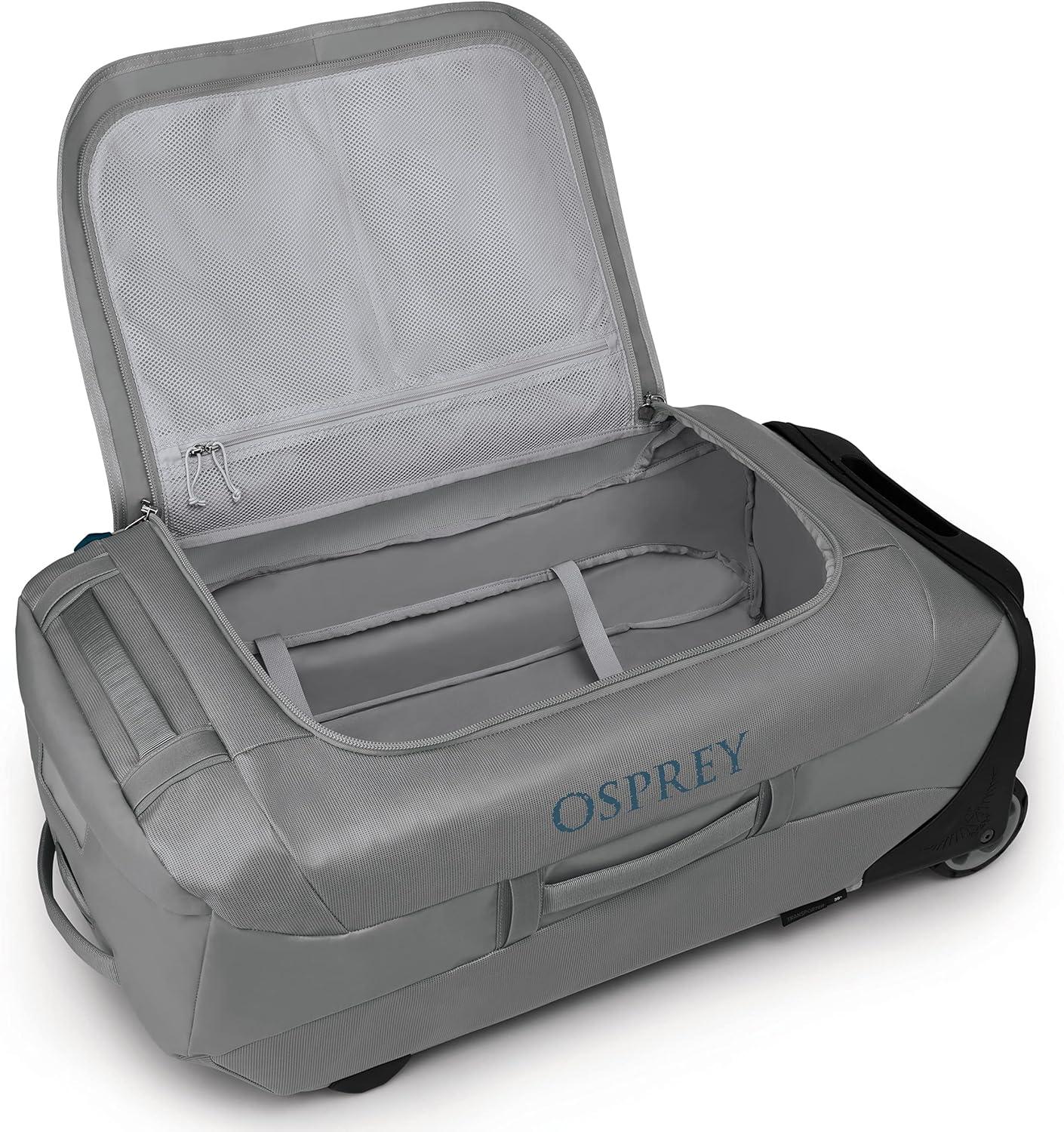 imageOsprey Transporter 40L Wheeled Travel Duffel Bag BlackSmoke Grey