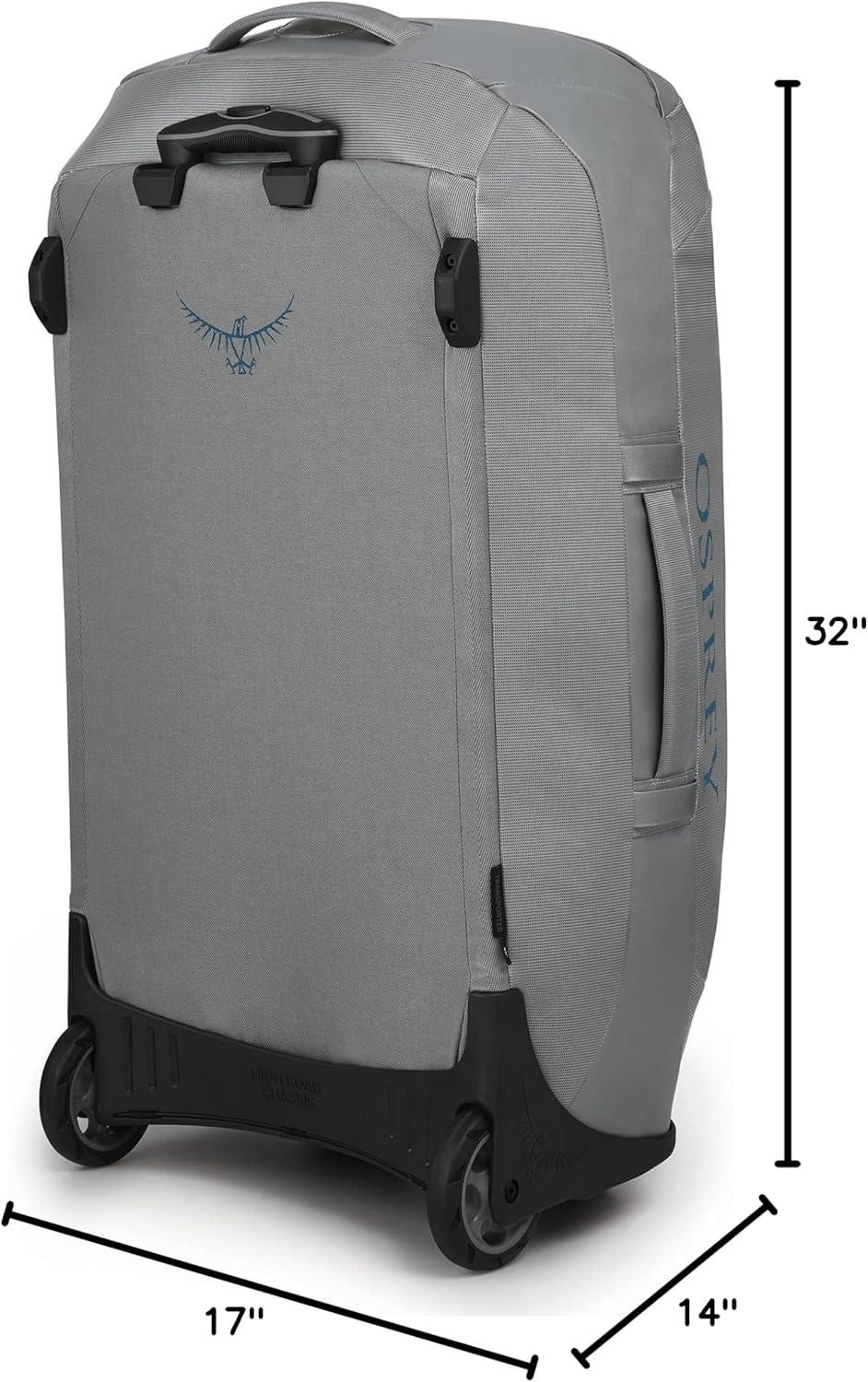 imageOsprey Transporter 40L Wheeled Travel Duffel Bag BlackSmoke Grey