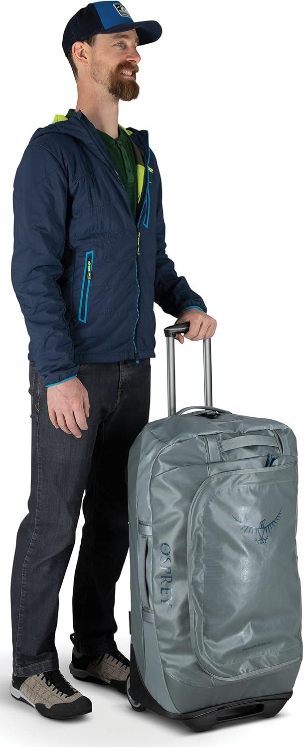 imageOsprey Transporter 40L Wheeled Travel Duffel Bag BlackSmoke Grey