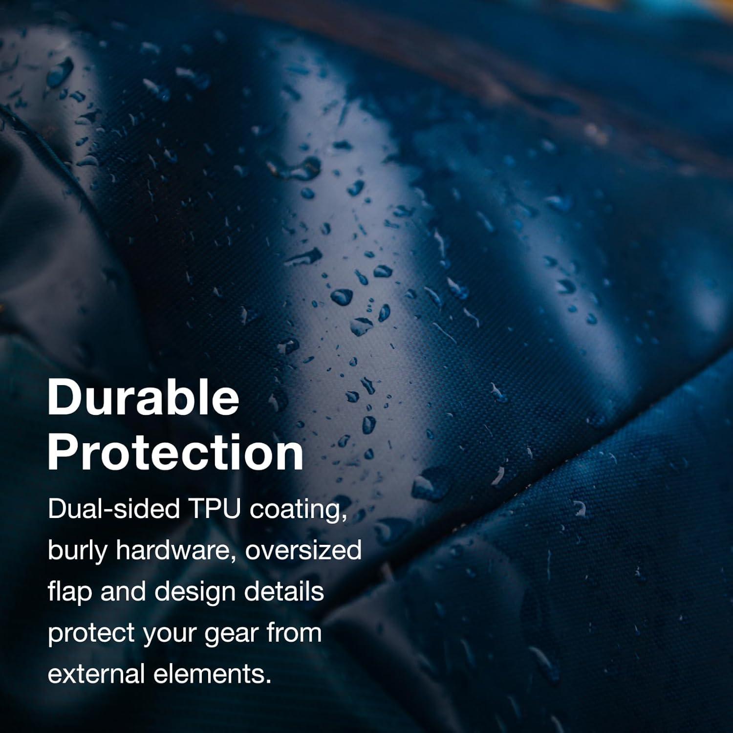 imageOsprey Transporter 40L Wheeled Travel Duffel Bag BlackTan Concrete