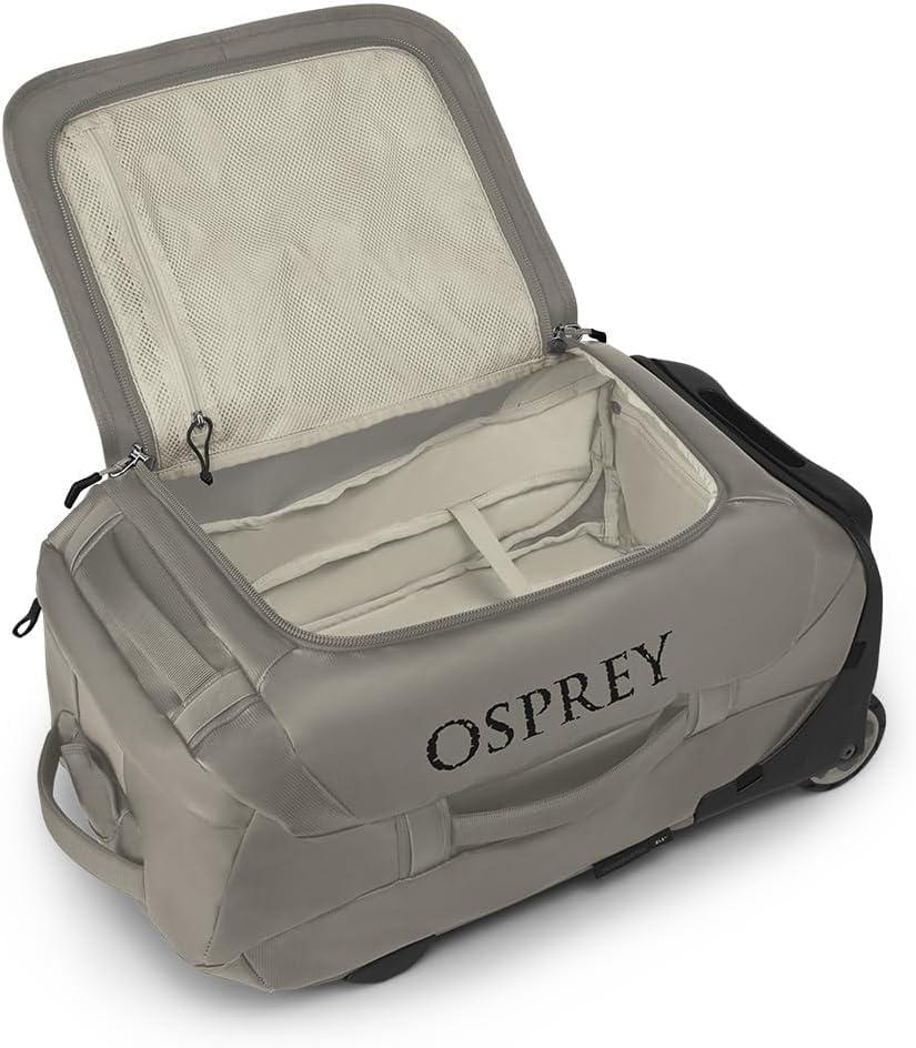 imageOsprey Transporter 40L Wheeled Travel Duffel Bag BlackTan Concrete