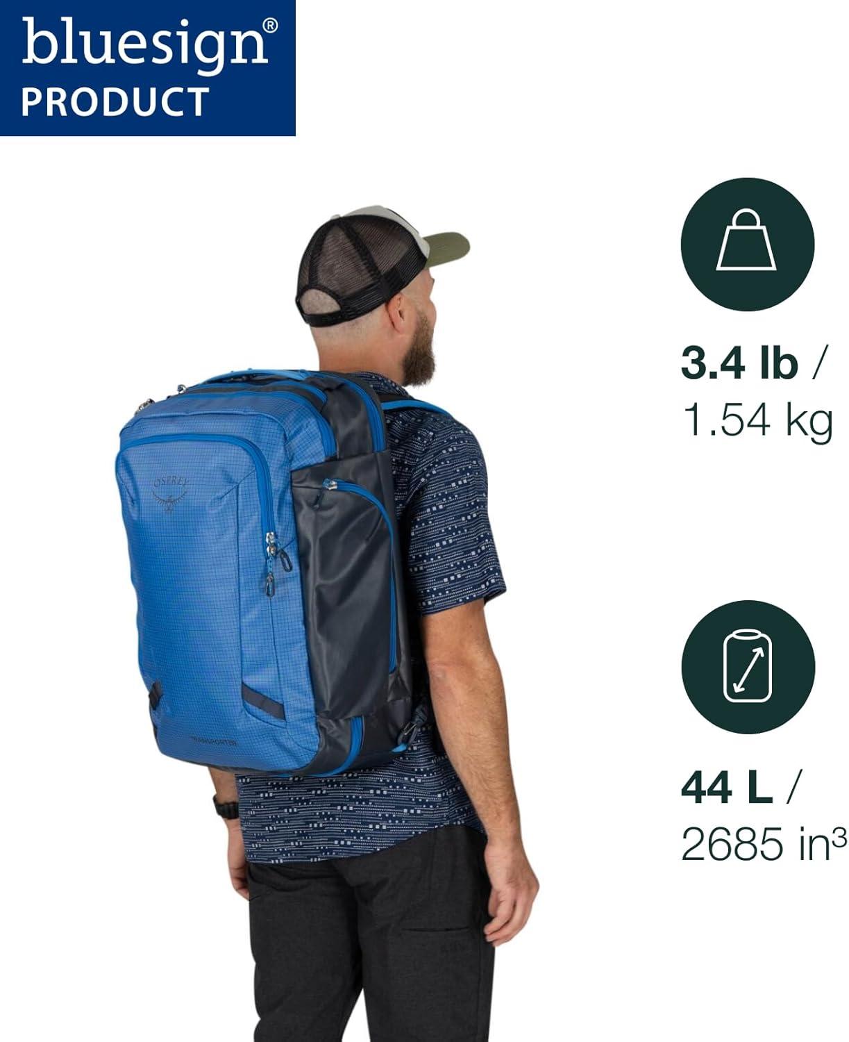 imageOsprey Transporter 44L Travel Pack Raven BlackRaven Black