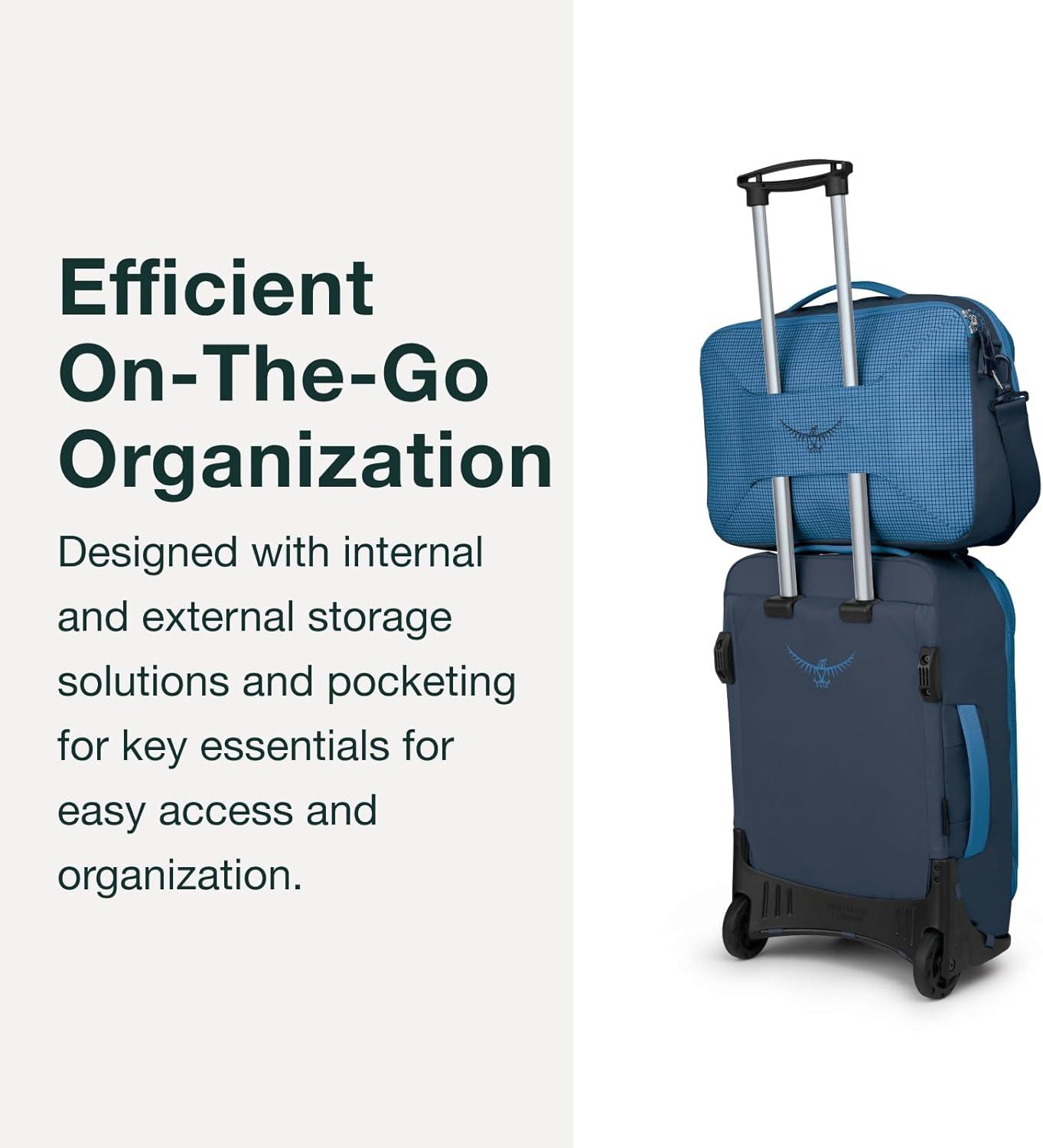 imageOsprey Transporter CarryOn Boarding BagBlue FlameNocturnal Blue