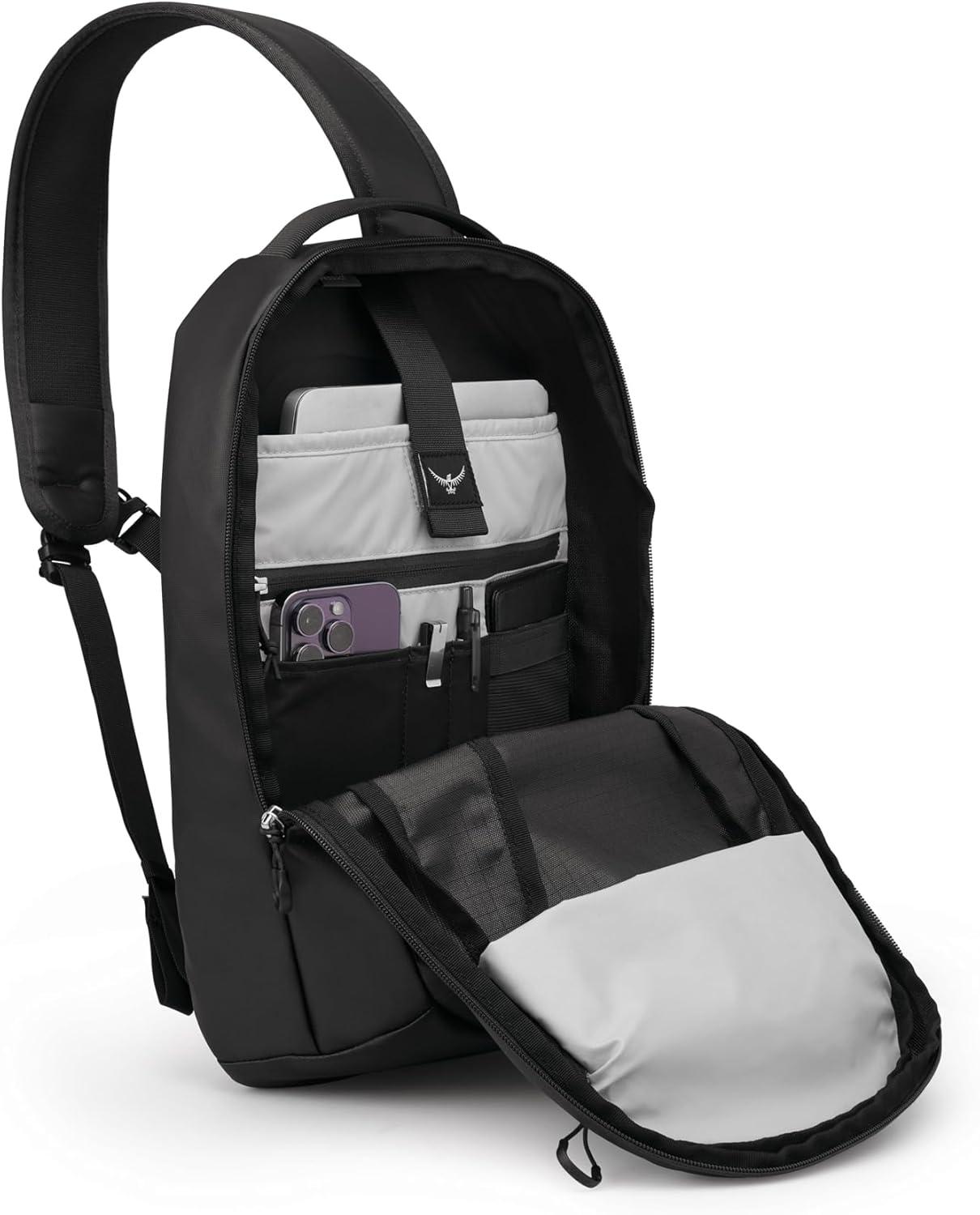 imageOsprey Transporter Crossbody Shoulder Sling Pine LeafRaven Black